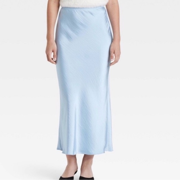 a new day Dresses & Skirts - A New Day Blue Maxi Skirt w/ Slit, NWT, Size XXL